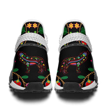 Load image into Gallery viewer, Floral Wolf Okaki Sneakers Shoes 49 Dzine 
