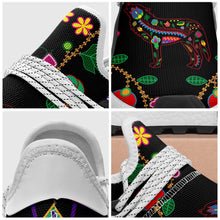 Load image into Gallery viewer, Floral Wolf Okaki Sneakers Shoes 49 Dzine 

