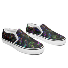 Load image into Gallery viewer, Floral Wolf Otoyimm Canvas Slip On Shoes otoyimm Herman 
