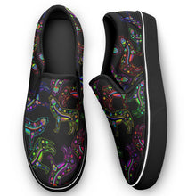 Load image into Gallery viewer, Floral Wolf Otoyimm Canvas Slip On Shoes otoyimm Herman 
