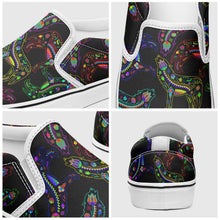 Load image into Gallery viewer, Floral Wolf Otoyimm Canvas Slip On Shoes otoyimm Herman 
