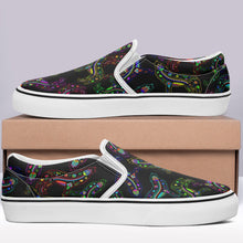 Load image into Gallery viewer, Floral Wolf Otoyimm Canvas Slip On Shoes otoyimm Herman 
