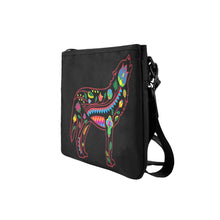 Load image into Gallery viewer, Floral Wolf Slim Clutch Bag (Model 1668) Slim Clutch Bags (1668) e-joyer 
