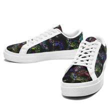 Load image into Gallery viewer, Floral Wolves Aapisi Low Top Canvas Shoes White Sole aapisi Herman 
