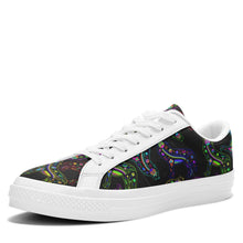 Load image into Gallery viewer, Floral Wolves Aapisi Low Top Canvas Shoes White Sole aapisi Herman 
