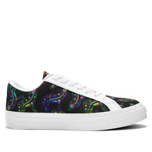 Load image into Gallery viewer, Floral Wolves Aapisi Low Top Canvas Shoes White Sole aapisi Herman 
