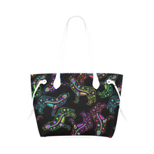 Load image into Gallery viewer, Floral Wolves Clover Canvas Tote Bag (Model 1661) Clover Canvas Tote Bag (1661) e-joyer 
