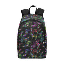 Load image into Gallery viewer, Floral Wolves Fabric Backpack for Adult (Model 1659) Casual Backpack for Adult (1659) e-joyer 
