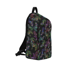 Load image into Gallery viewer, Floral Wolves Fabric Backpack for Adult (Model 1659) Casual Backpack for Adult (1659) e-joyer 
