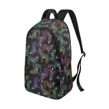 Load image into Gallery viewer, Floral Wolves Fabric Backpack for Adult (Model 1659) Casual Backpack for Adult (1659) e-joyer 
