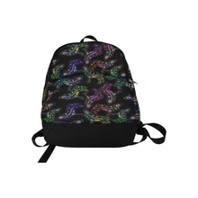 Load image into Gallery viewer, Floral Wolves Fabric Backpack for Adult (Model 1659) Casual Backpack for Adult (1659) e-joyer 
