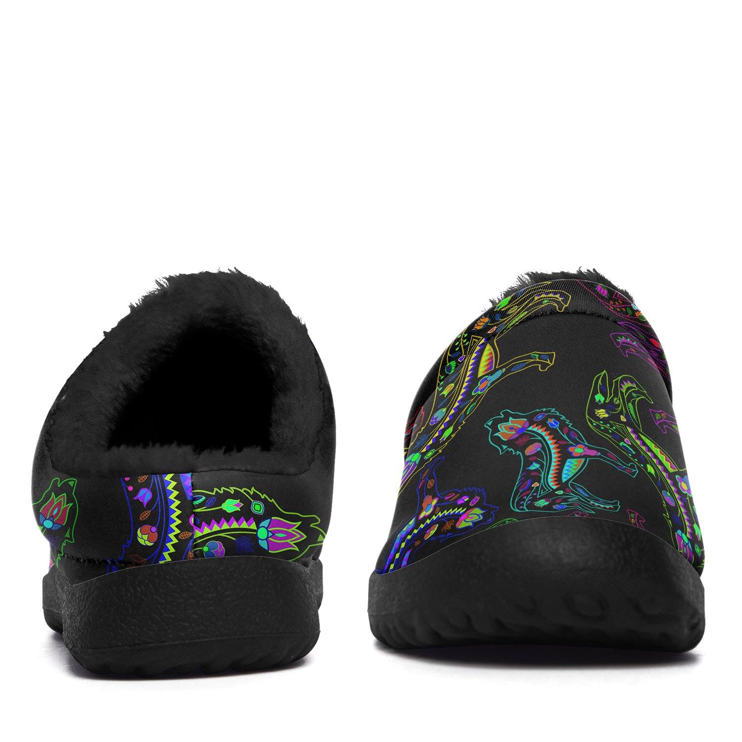 Floral Wolves Ikinnii Indoor Slipper 49 Dzine 