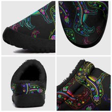 Load image into Gallery viewer, Floral Wolves Ikinnii Indoor Slipper 49 Dzine 
