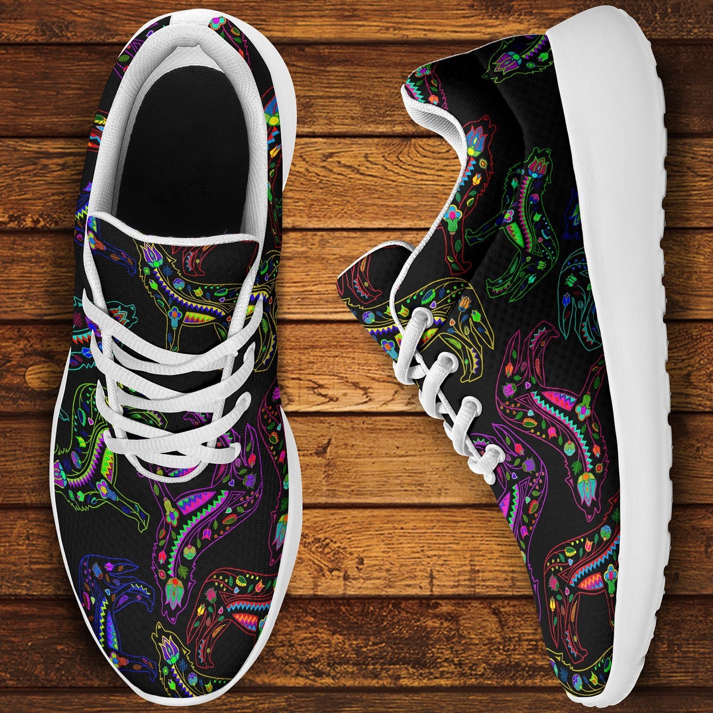 Floral Wolves Ikkaayi Sport Sneakers ikkaayi Herman 