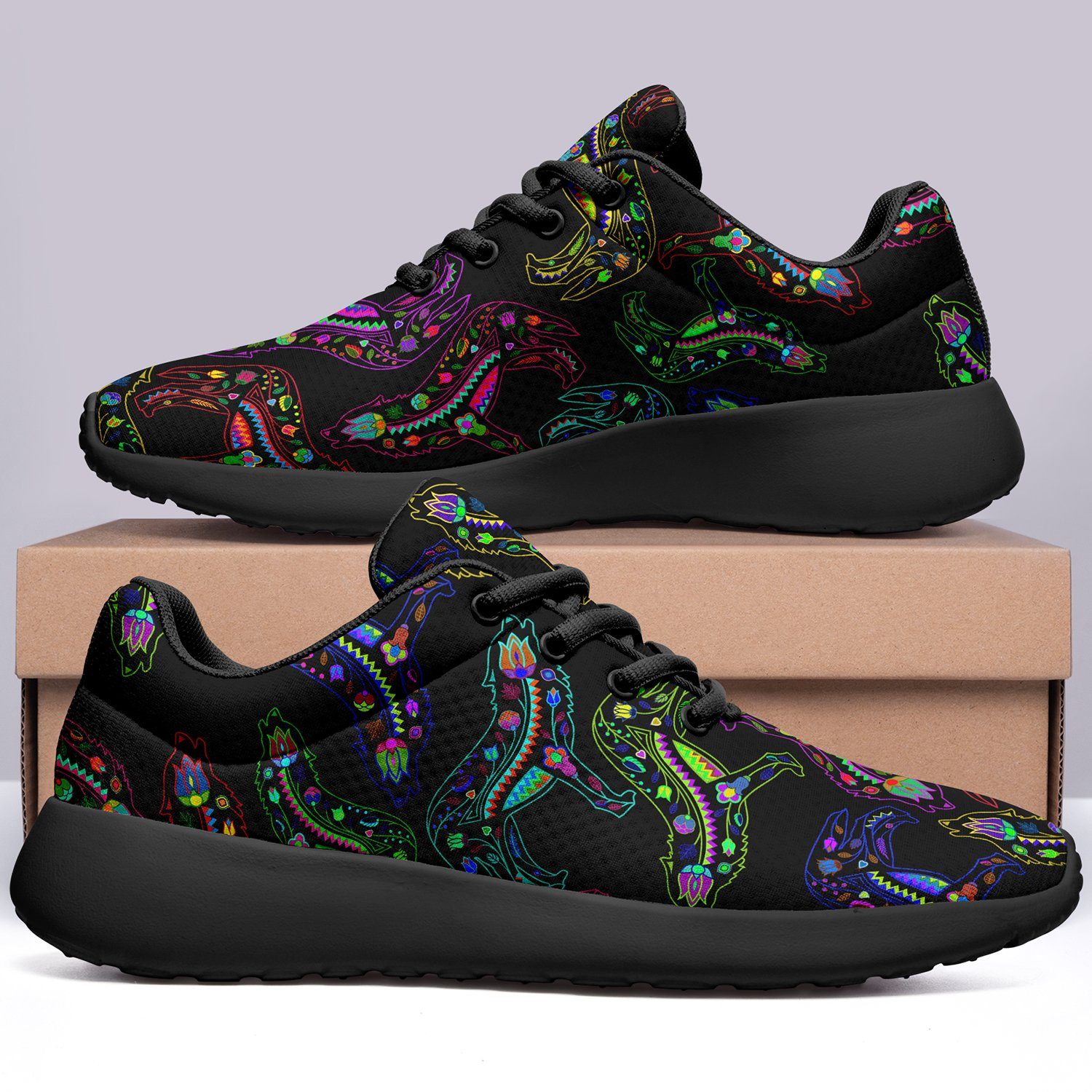 Floral Wolves Ikkaayi Sport Sneakers ikkaayi Herman 