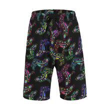 Load image into Gallery viewer, Floral Wolves Men&#39;s All Over Print Casual Shorts (Model L23) Men&#39;s Casual Shorts (L23) e-joyer 
