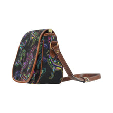 Load image into Gallery viewer, Floral Wolves Saddle Bag/Large (Model 1649) bag e-joyer 
