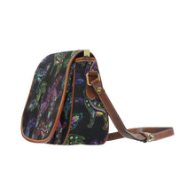 Load image into Gallery viewer, Floral Wolves Saddle Bag/Small (Model 1649) Full Customization bag e-joyer 
