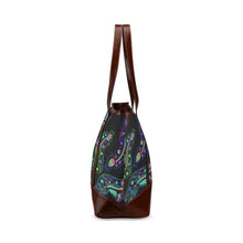 Load image into Gallery viewer, Floral Wolves Tote Handbag (Model 1642) handbag e-joyer 
