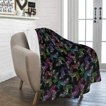 Load image into Gallery viewer, Floral Wolves Ultra-Soft Micro Fleece Blanket 50&quot;x60&quot; Ultra-Soft Blanket 50&#39;&#39;x60&#39;&#39; e-joyer 
