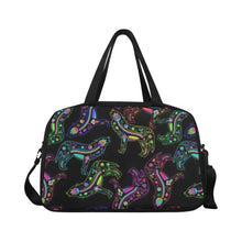 Load image into Gallery viewer, Floral Wolves Weekend Travel Bag (Model 1671) bag e-joyer 
