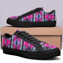 Load image into Gallery viewer, Force of Nature Sunset Storm Aapisi Low Top Canvas Shoes Black Sole 49 Dzine 
