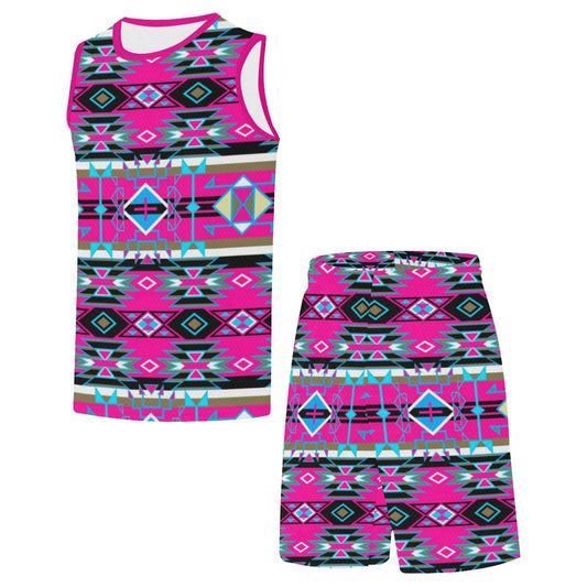 Force of Nature Sunset Storm All Over Print Basketball Uniform Basketball Uniform e-joyer 