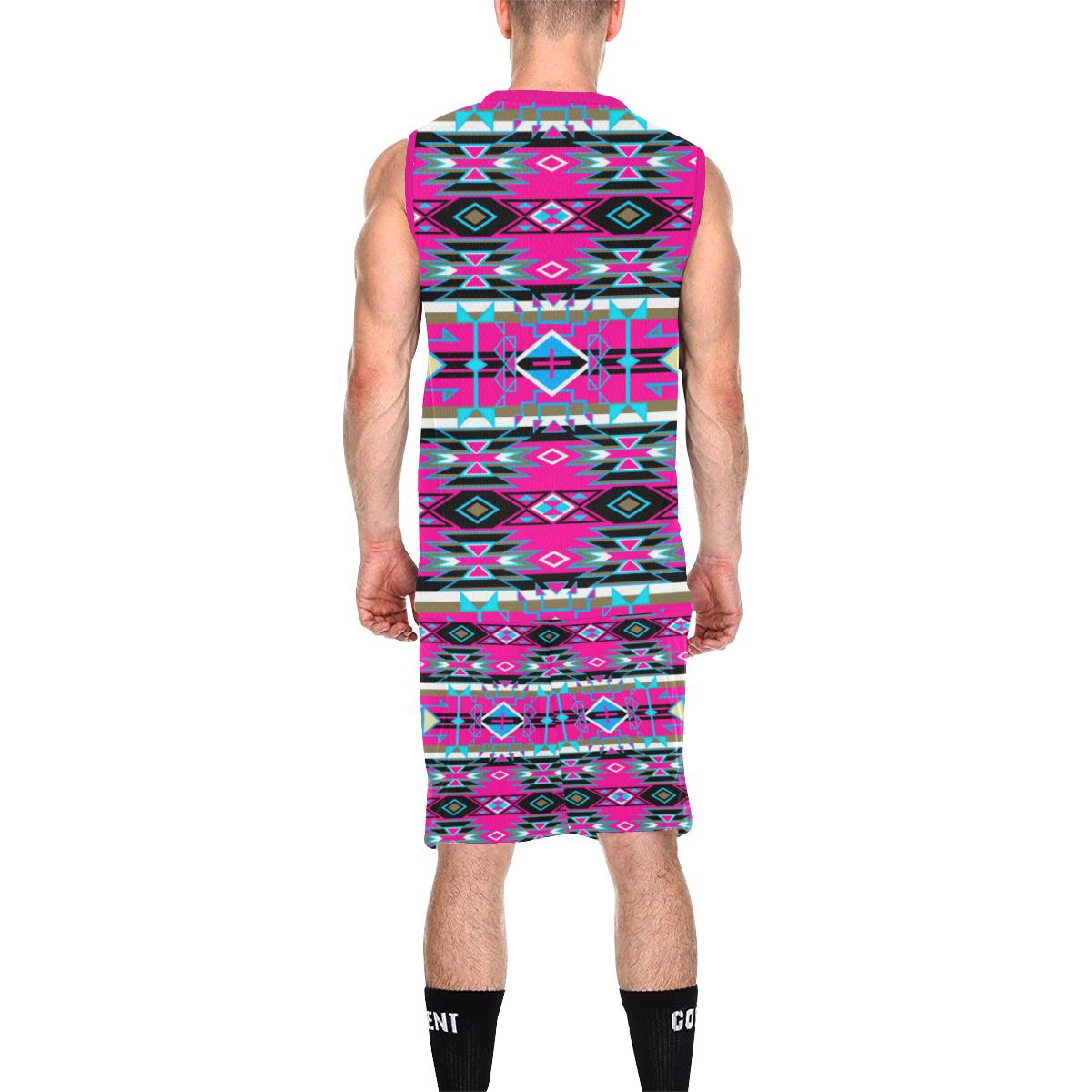 Force of Nature Sunset Storm All Over Print Basketball Uniform Basketball Uniform e-joyer 