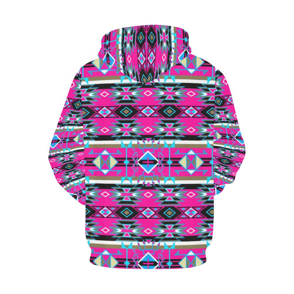 Force of Nature Sunset Storm All Over Print Hoodie for Women (USA Size) (Model H13) All Over Print Hoodie for Women (H13) e-joyer 