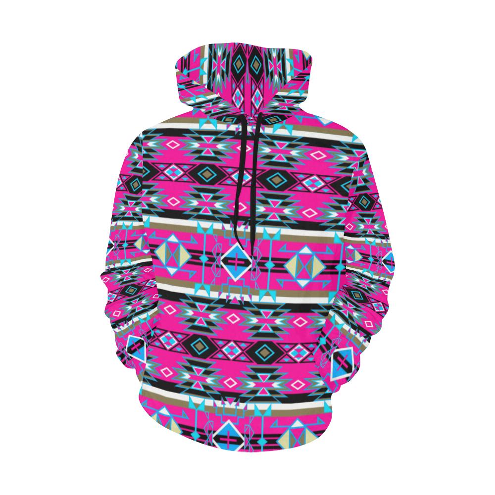 Force of Nature Sunset Storm All Over Print Hoodie for Women (USA Size) (Model H13) All Over Print Hoodie for Women (H13) e-joyer 