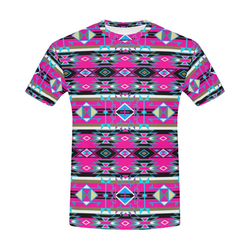 Force of Nature Sunset Storm All Over Print T-Shirt for Men (USA Size) (Model T40) All Over Print T-Shirt for Men (T40) e-joyer 