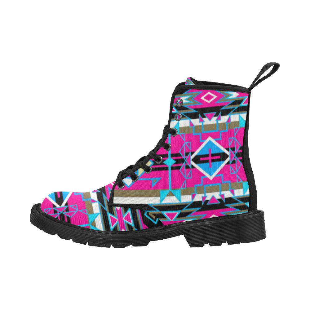 Force of Nature Sunset Storm Boots for Men (Black) (Model 1203H) Martin Boots for Men (Black) (1203H) e-joyer 