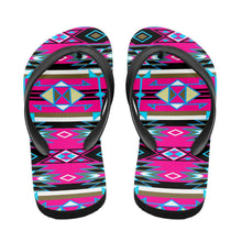 Load image into Gallery viewer, Force of Nature Sunset Storm Flip Flops 49 Dzine 
