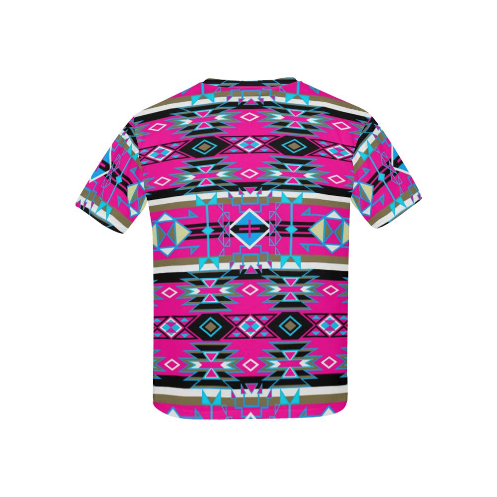 Force of Nature Sunset Storm Kids' All Over Print T-shirt (USA Size) (Model T40) All Over Print T-shirt for Kid (T40) e-joyer 