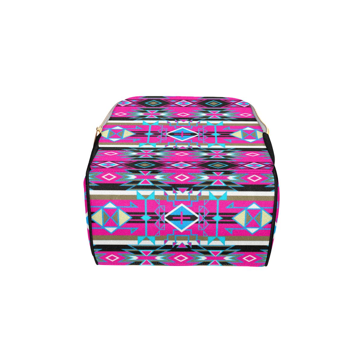 Force of Nature Sunset Storm Multi-Function Diaper Backpack (Model 1688) Diaper Backpack (1688) e-joyer 