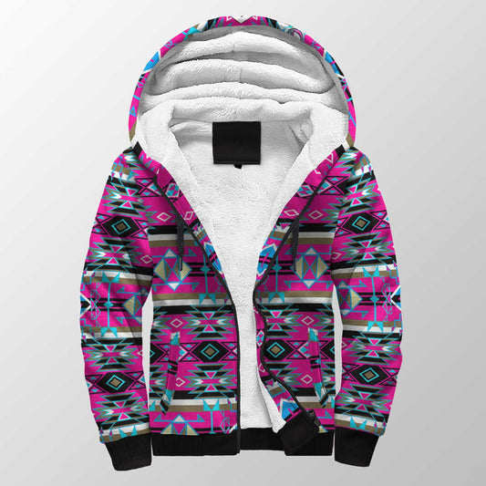 Force of Nature Sunset Storm Sherpa Hoodie 49 Dzine 