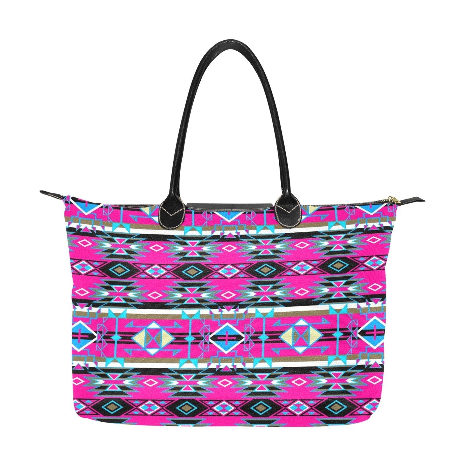 Force of Nature Sunset Storm Single-Shoulder Lady Handbag (Model 1714) bag e-joyer 