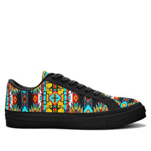 Load image into Gallery viewer, Force of Nature Twister Aapisi Low Top Canvas Shoes Black Sole 49 Dzine 
