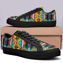 Load image into Gallery viewer, Force of Nature Twister Aapisi Low Top Canvas Shoes Black Sole 49 Dzine 
