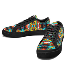 Load image into Gallery viewer, Force of Nature Twister Aapisi Low Top Canvas Shoes Black Sole 49 Dzine 
