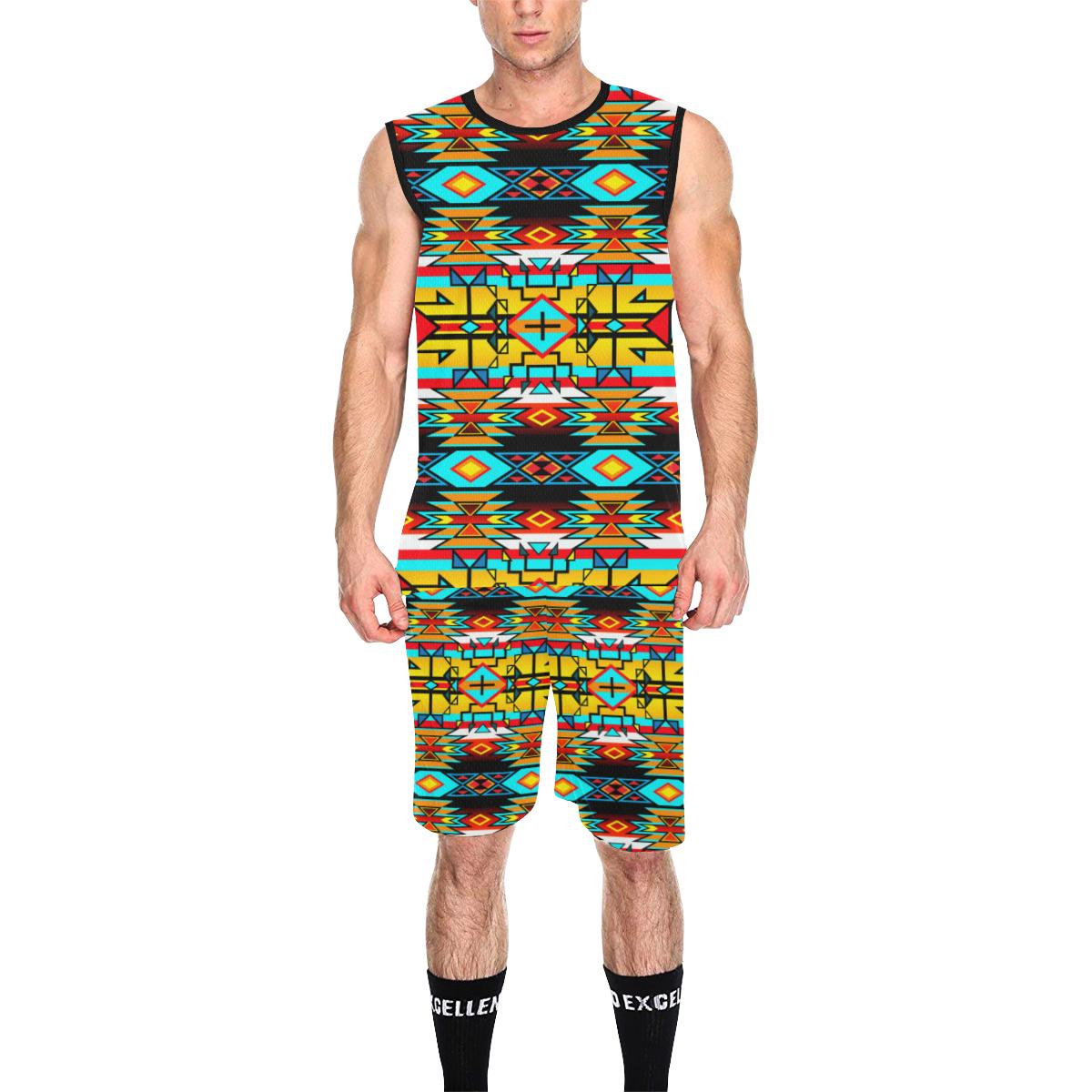Force of Nature Twister All Over Print Basketball Uniform Basketball Uniform e-joyer 