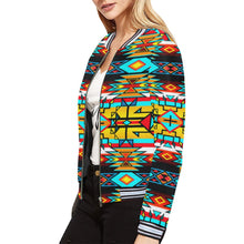 Load image into Gallery viewer, Force of Nature Twister All Over Print Bomber Jacket for Women (Model H21) All Over Print Bomber Jacket for Women (H21) e-joyer 
