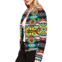 Load image into Gallery viewer, Force of Nature Twister All Over Print Bomber Jacket for Women (Model H21) All Over Print Bomber Jacket for Women (H21) e-joyer 
