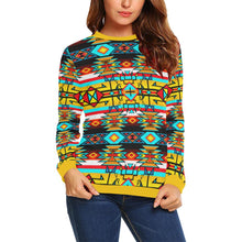 Load image into Gallery viewer, Force of Nature Twister All Over Print Crewneck Sweatshirt for Women (Model H18) Crewneck Sweatshirt for Women (H18) e-joyer 
