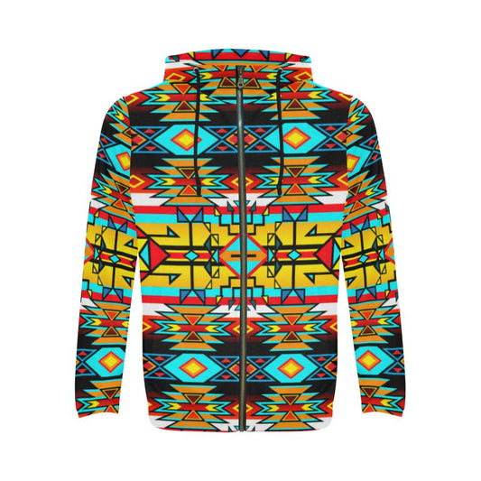 Force of Nature Twister All Over Print Full Zip Hoodie for Men (Model H14) All Over Print Full Zip Hoodie for Men (H14) e-joyer 