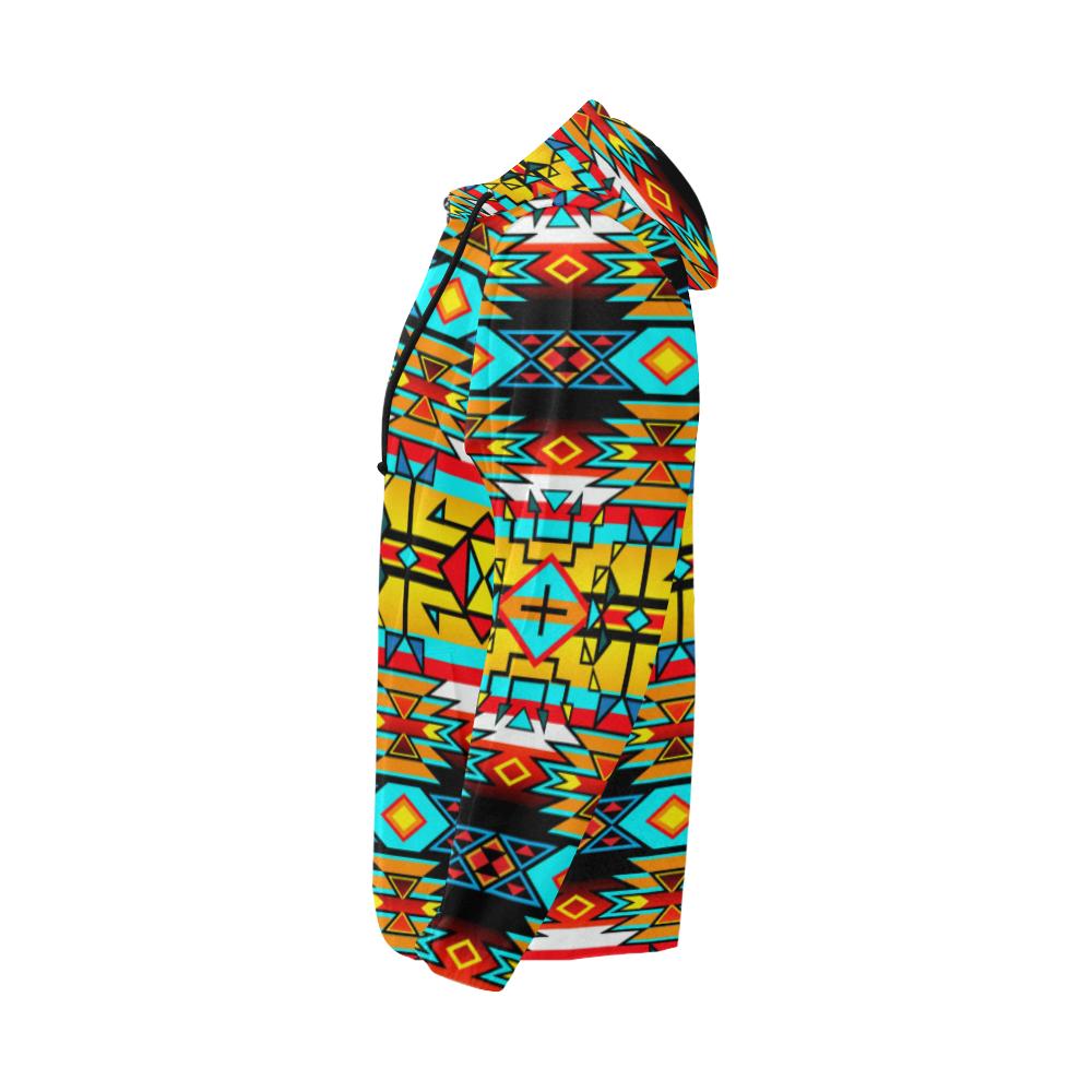 Force of Nature Twister All Over Print Full Zip Hoodie for Men (Model H14) All Over Print Full Zip Hoodie for Men (H14) e-joyer 