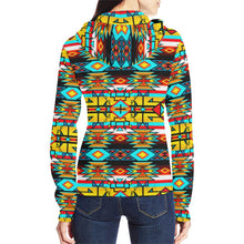 Load image into Gallery viewer, Force of Nature Twister All Over Print Full Zip Hoodie for Women (Model H14) All Over Print Full Zip Hoodie for Women (H14) e-joyer 
