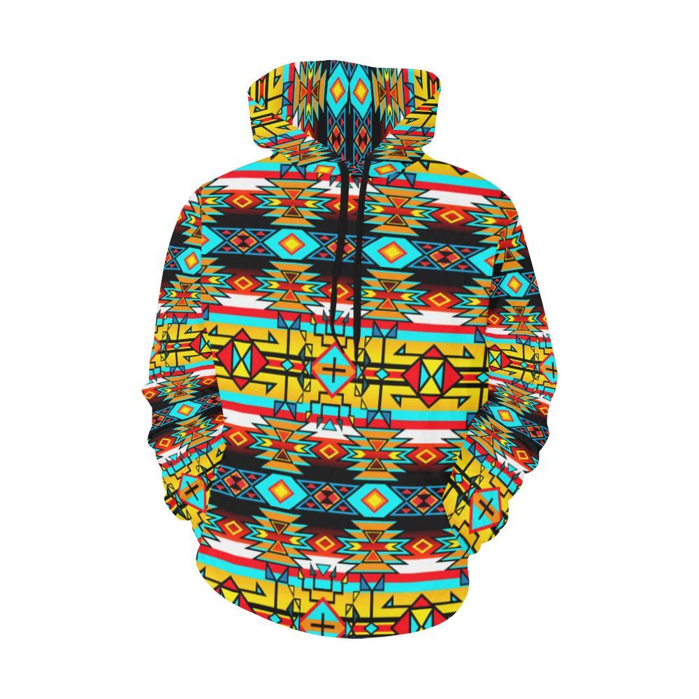 Force of Nature Twister All Over Print Hoodie for Women (USA Size) (Model H13) All Over Print Hoodie for Women (H13) e-joyer 