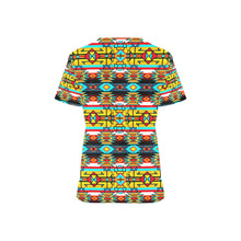 Load image into Gallery viewer, Force of Nature Twister All Over Print Scrub Top Scrub Top e-joyer 
