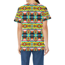 Load image into Gallery viewer, Force of Nature Twister All Over Print Scrub Top Scrub Top e-joyer 
